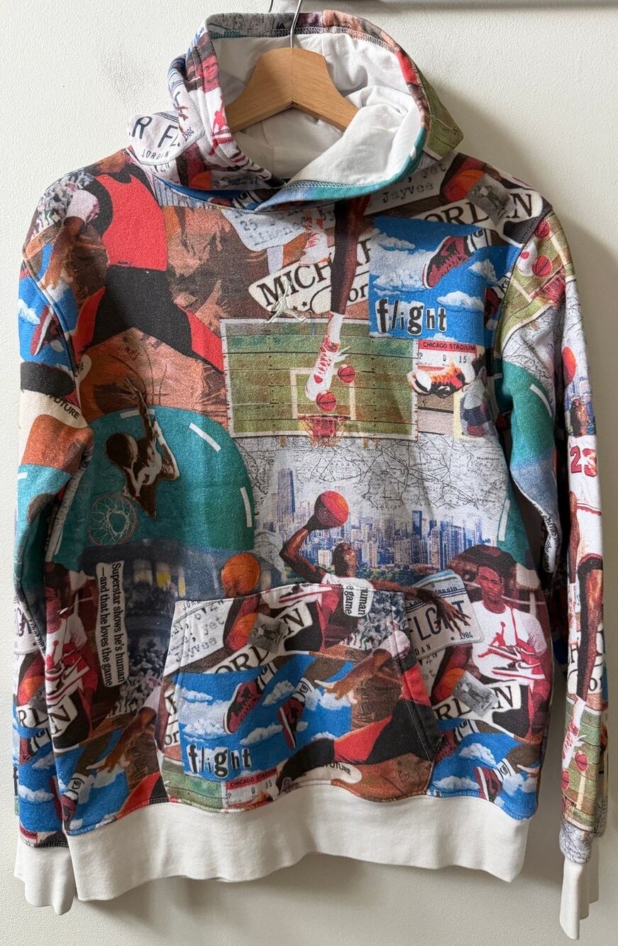 Nike Jordan all-over Michael Jordan print graphic sweatshirt youth XL